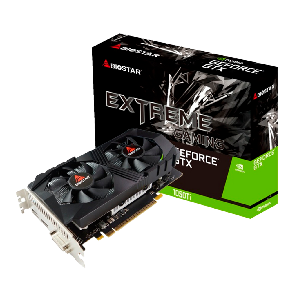 Tarjeta de Video Biostar GeForce GTX 1050 Ti 4GB GDDR5 128-bit