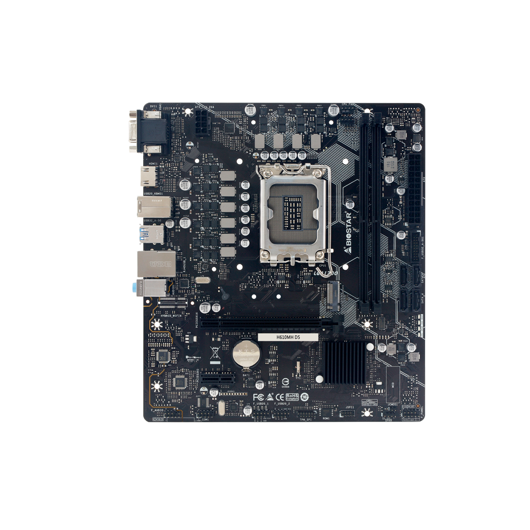 Tarjeta Madre Biostar H610MH D5 Intel H610 DDR5 HDMI