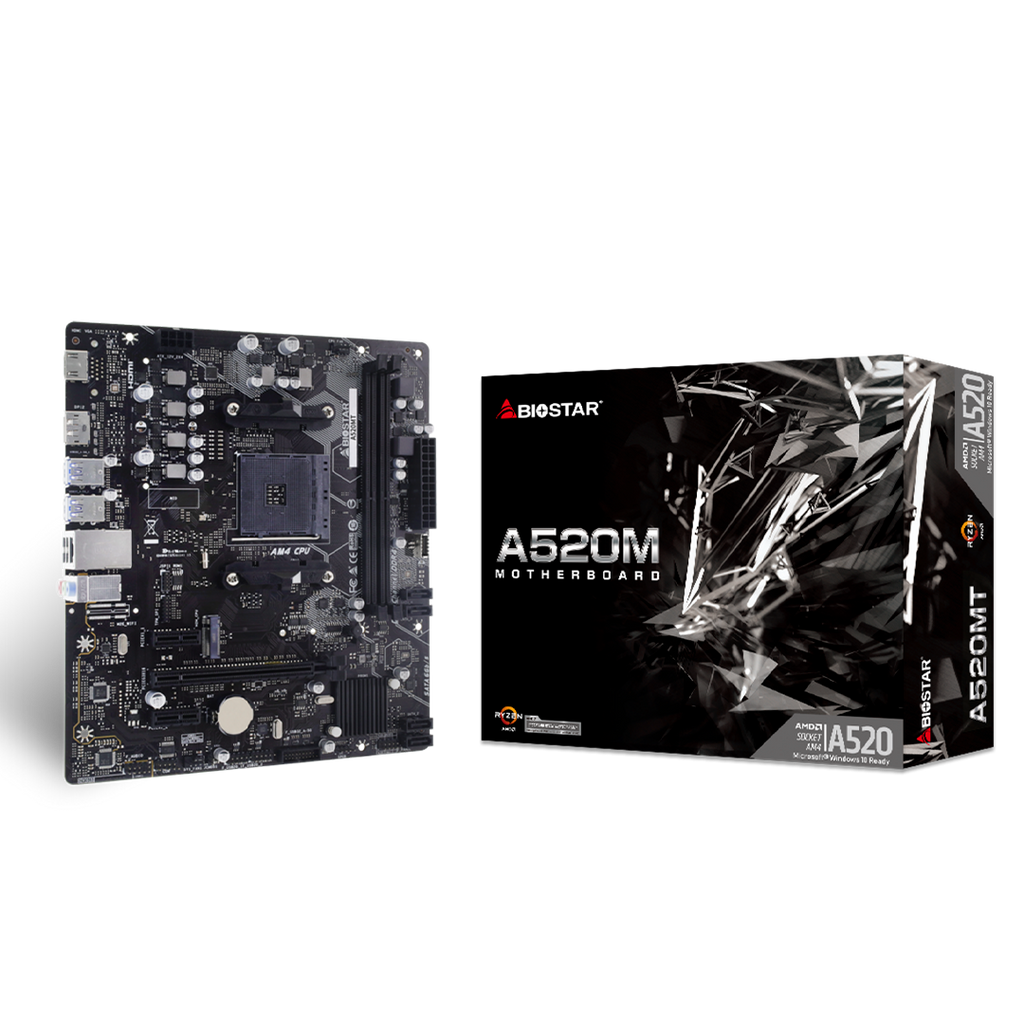 Tarjeta Madre Biostar A520MT AMD A520 AM4 DDR4 HDMI