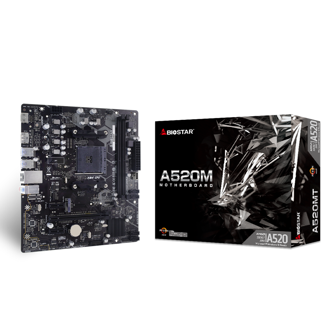 Tarjeta Madre Biostar A520MT AMD A520 AM4 DDR4 HDMI