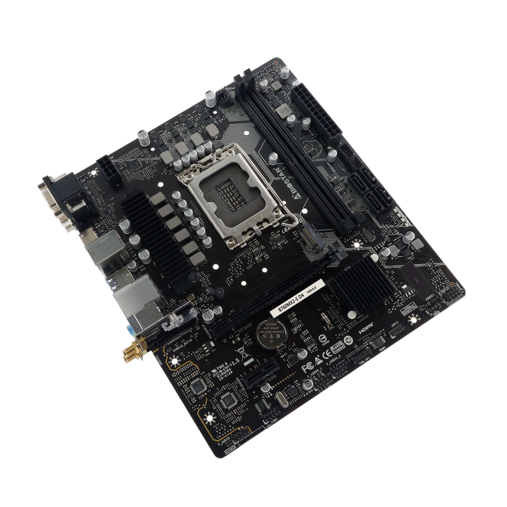 Tarjeta Madre Biostar B760MX2-E D4 Intel B760 DDR4 HDMI