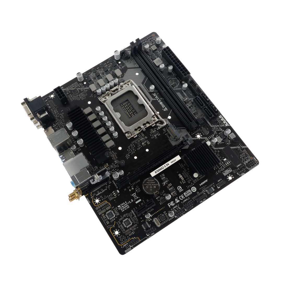 Tarjeta Madre Biostar B760MX2-E D4 Intel B760 DDR4 HDMI