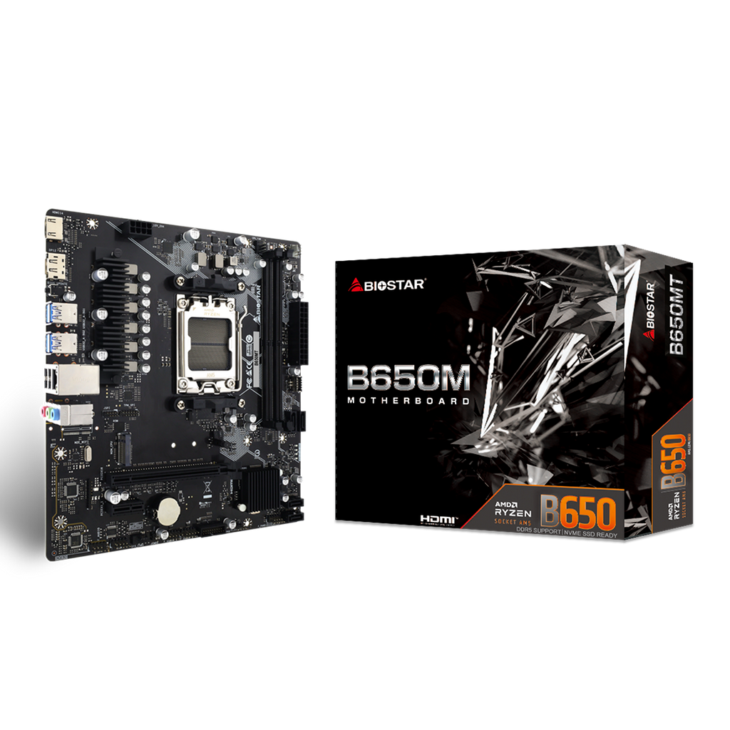 Tarjeta Madre Biostar B650MT AMD B650 AM5 DDR5 HDMI