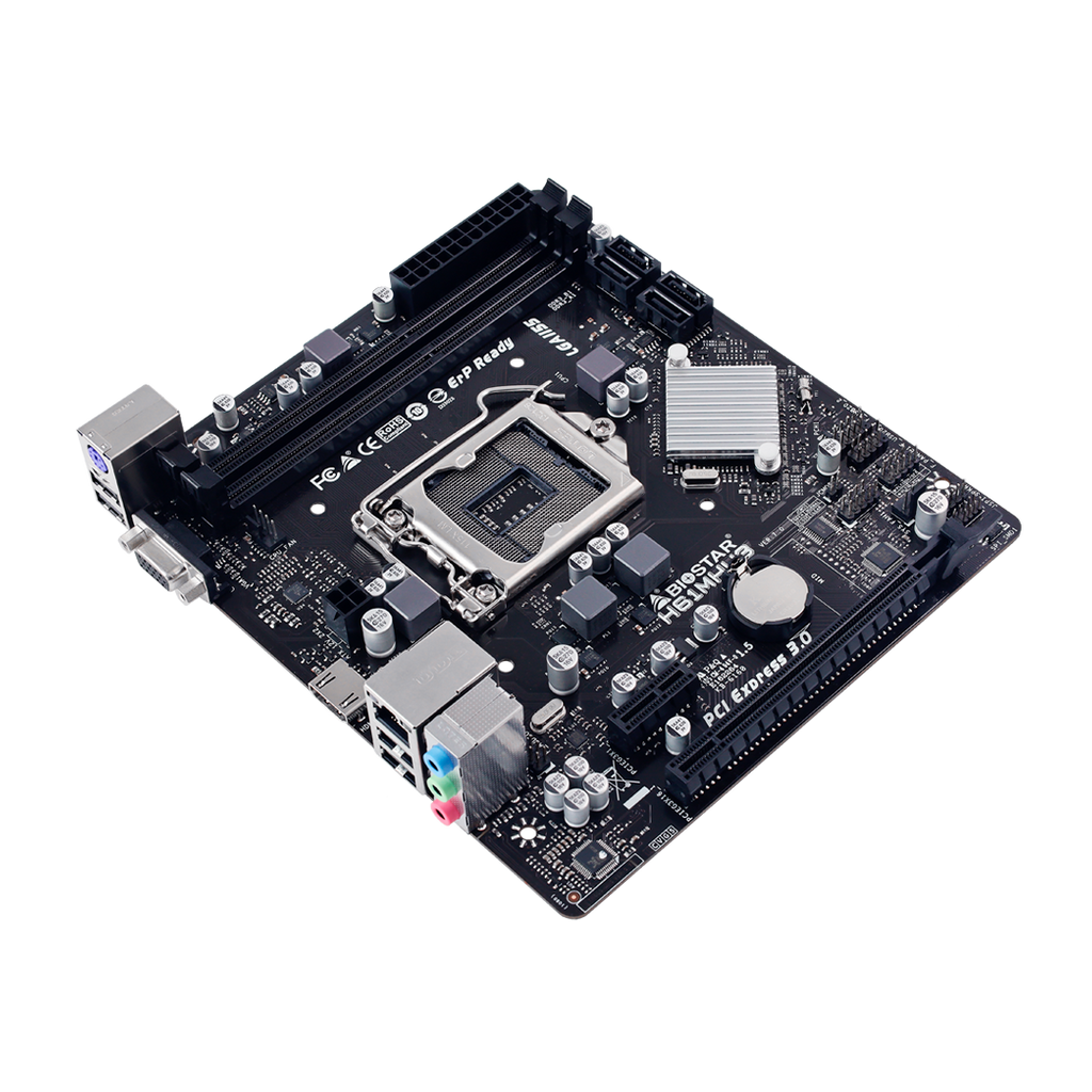 Tarjeta Madre Biostar H61MHV3 Intel H61 DDR3 HDMI