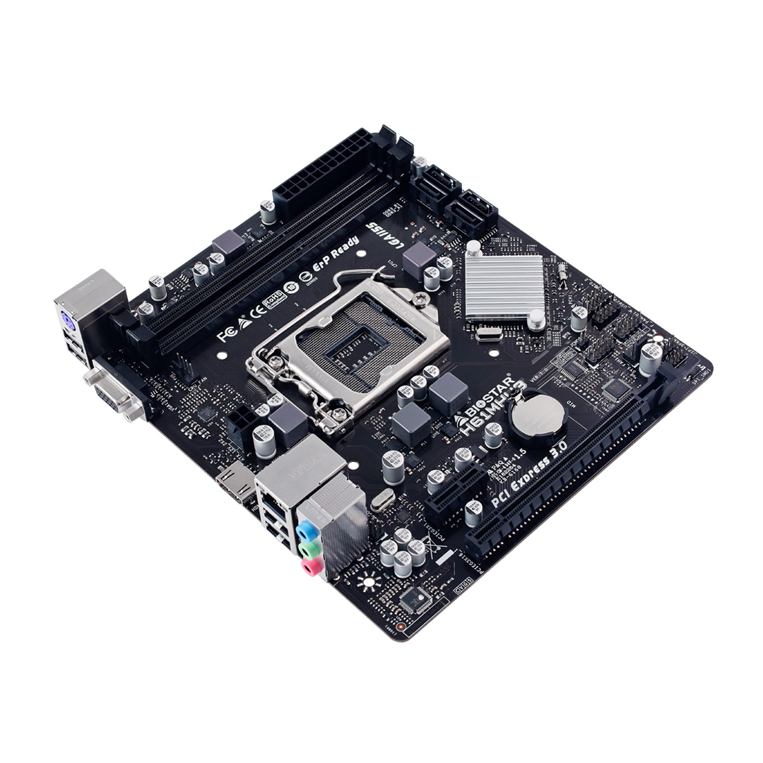 Tarjeta Madre Biostar H61MHV3 Intel H61 DDR3 HDMI