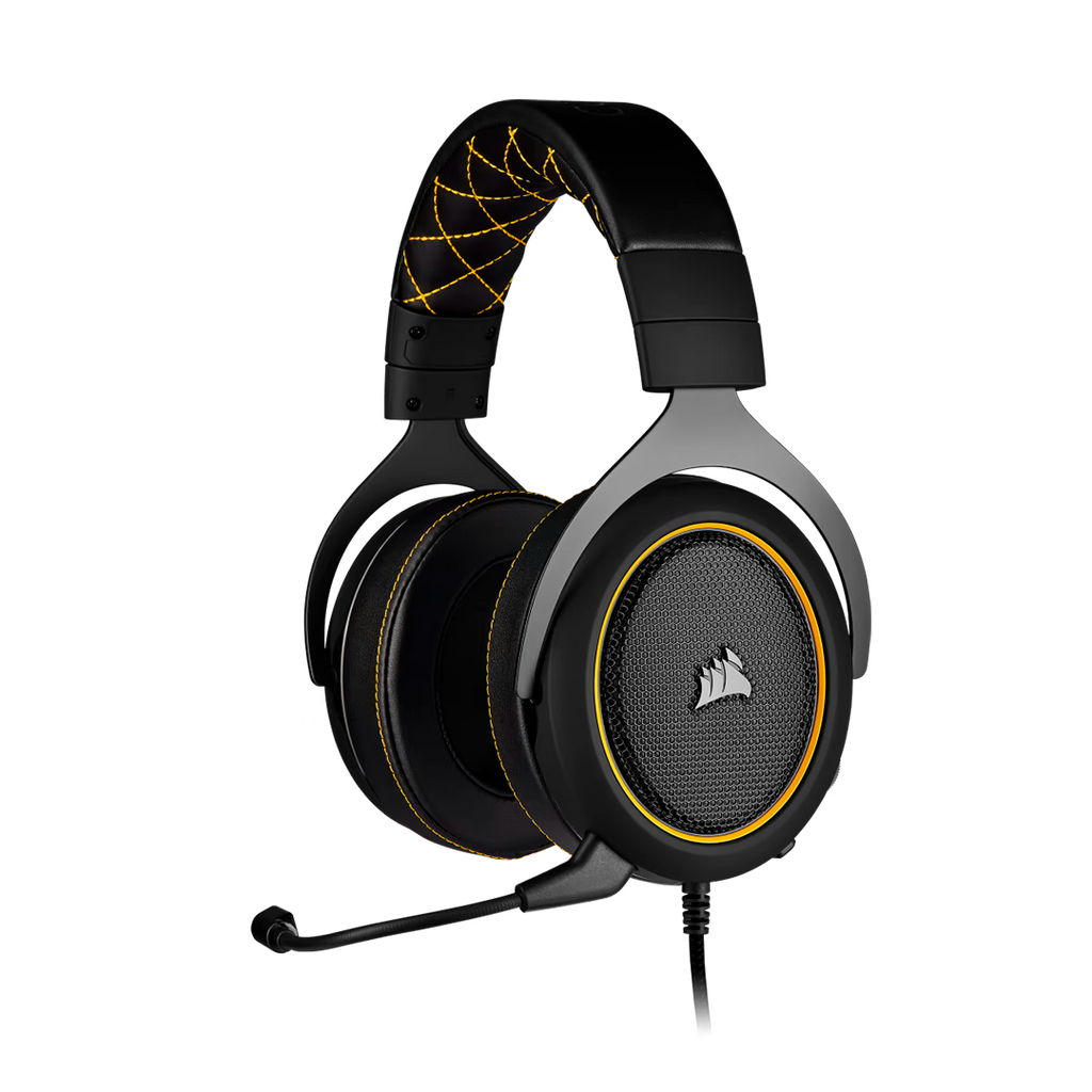 Audifono Corsair Hs60 Pro Amarillo 7.1 Envolvente 3,5 Mm