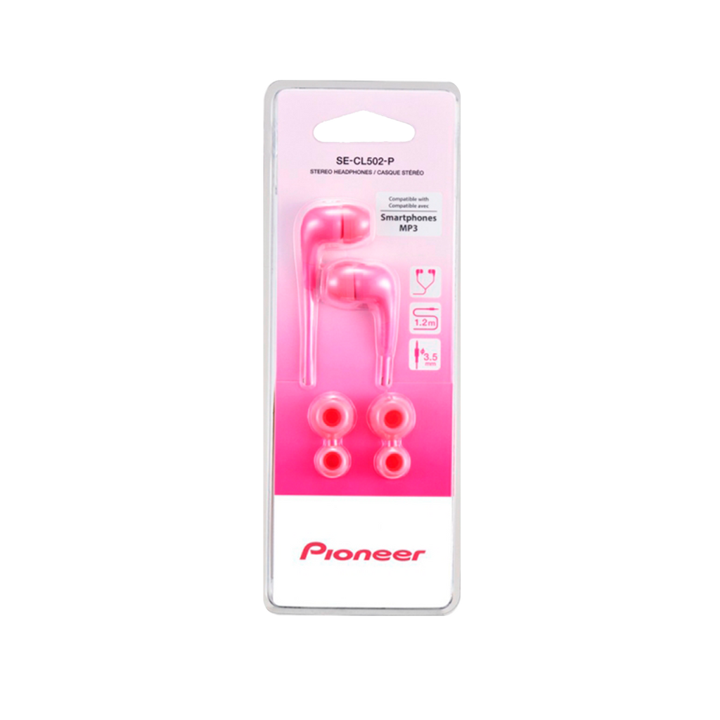 Audifono Pioneer Se-Cl502-P  3,5 Mm  Color Rosado