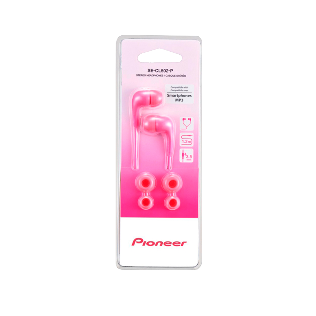 Audifono Pioneer Se-Cl502-P  3,5 Mm  Color Rosado