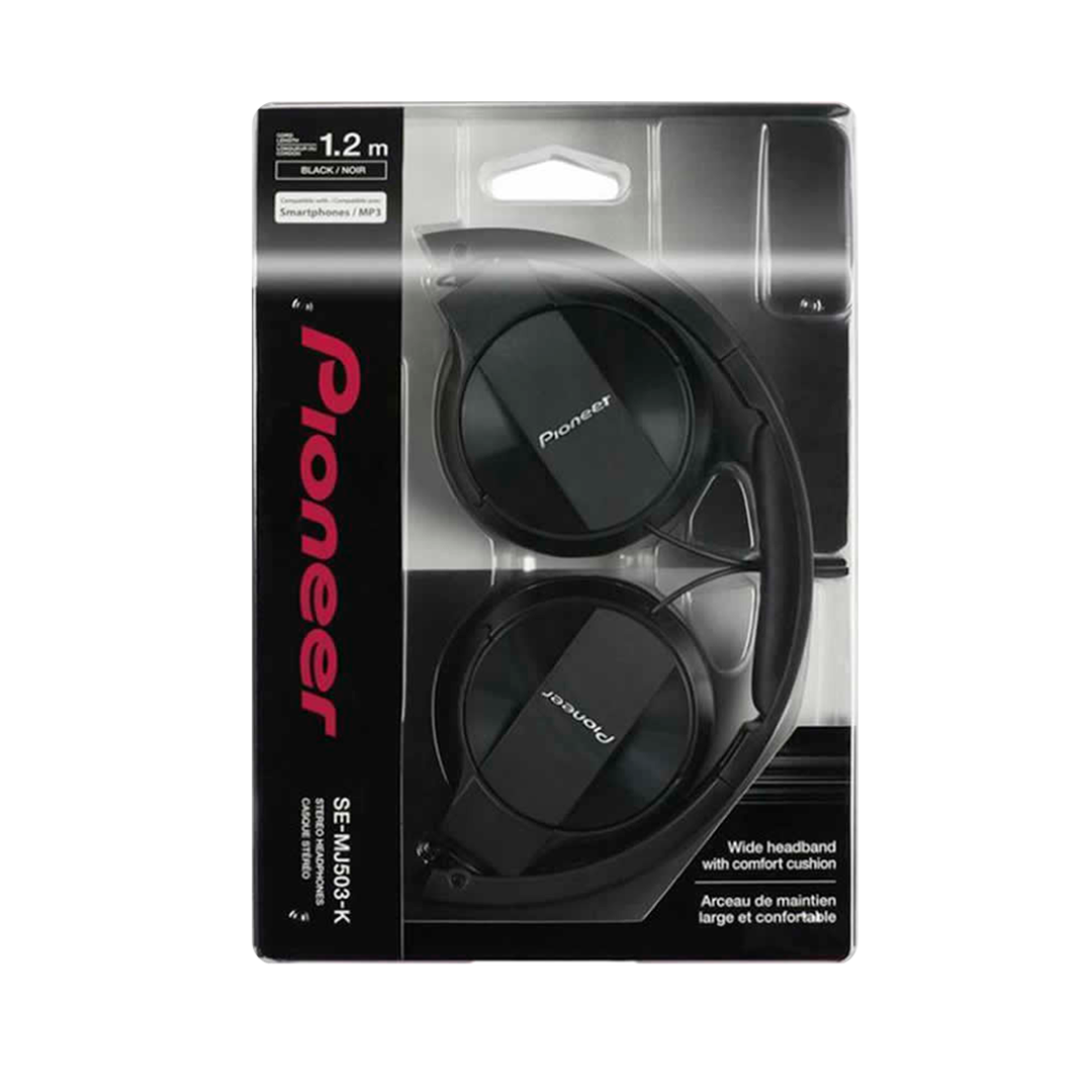 Audifono Pioneer Se-Mj503-K Plegable Color Negro