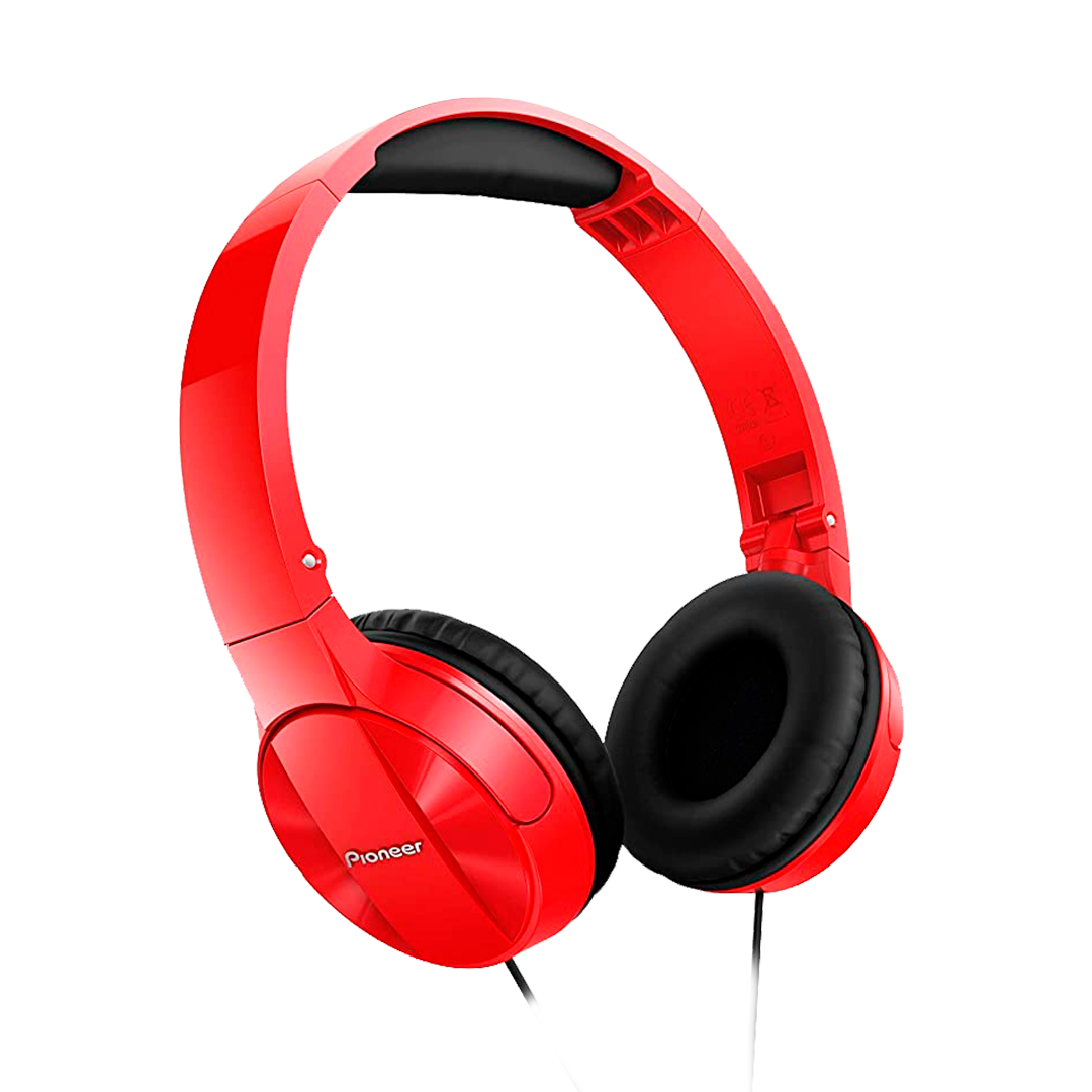 Audifono Pioneer Se-Mj503-R Plegable Color Rojo