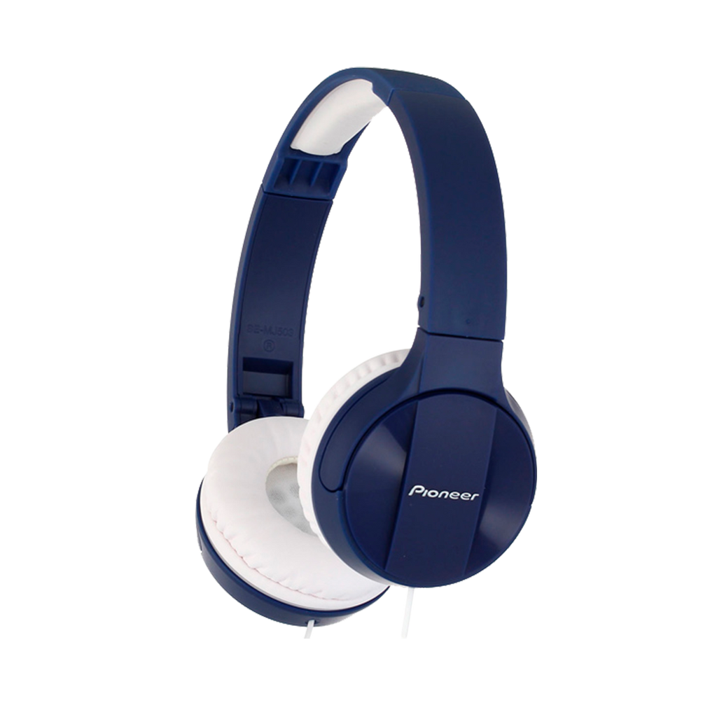 Audifono Pioneer Se-Mj503-L  Plegable Color Azul