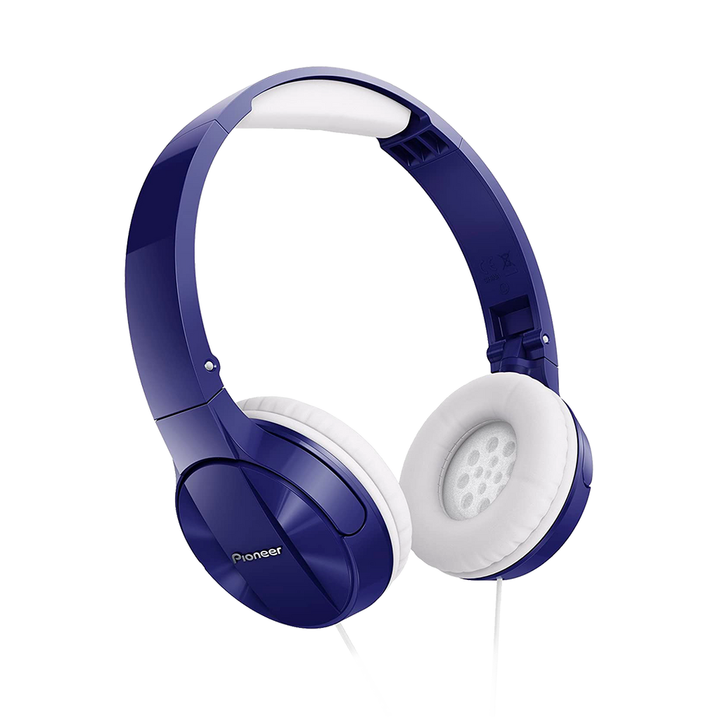 Audifono Pioneer Se-Mj503-L  Plegable Color Azul