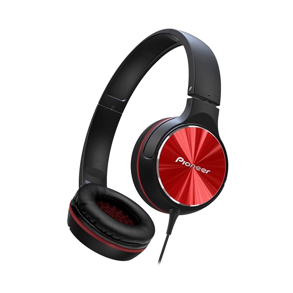 Audifono Pioneer Se-Mj532-R  Diadema Cerrado Plegable Color Rojo