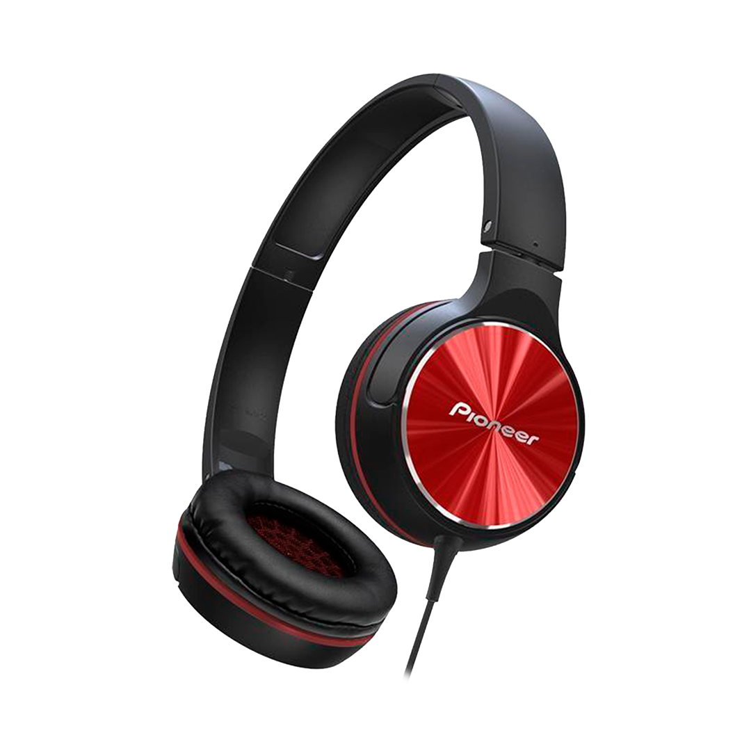Audifono Pioneer Se-Mj532-R  Diadema Cerrado Plegable Color Rojo