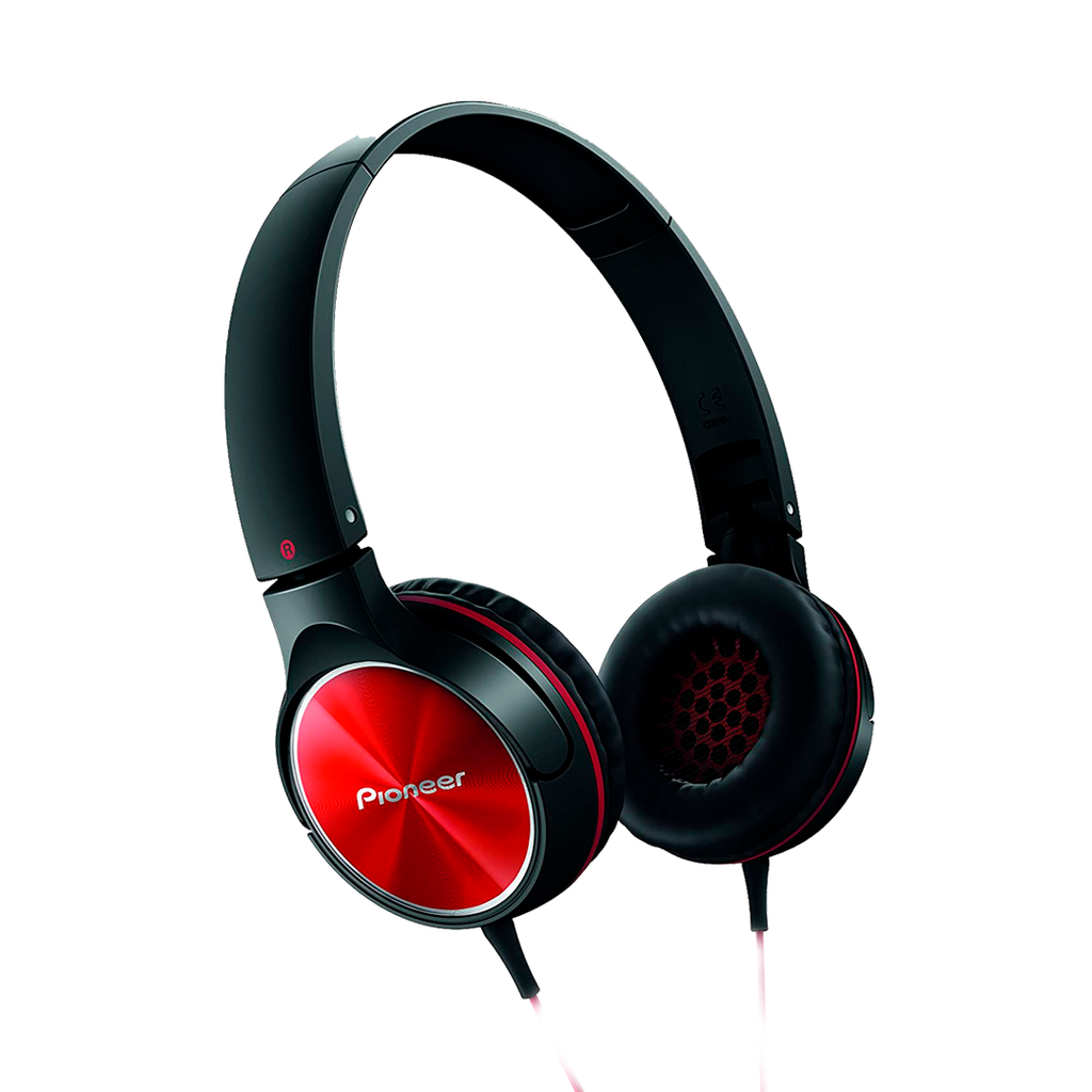 Audifono Pioneer Se-Mj532-R  Diadema Cerrado Plegable Color Rojo