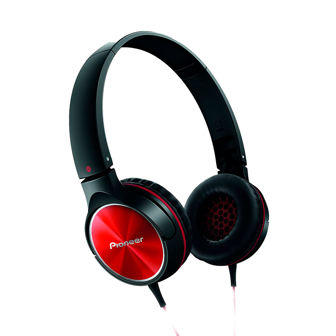 Audifono Pioneer Se-Mj532-R  Diadema Cerrado Plegable Color Rojo