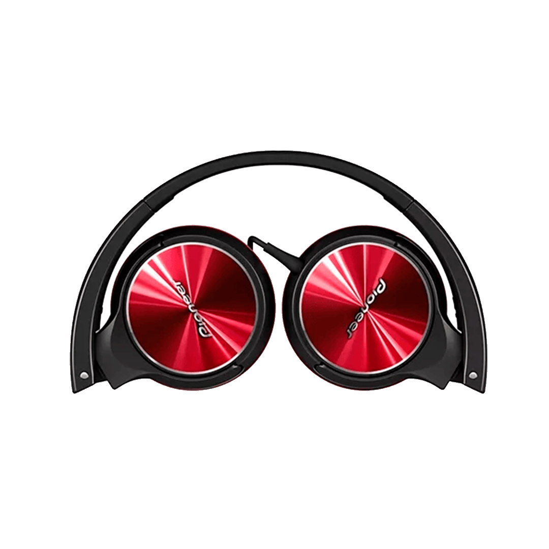 Audifono Pioneer Se-Mj532-R  Diadema Cerrado Plegable Color Rojo