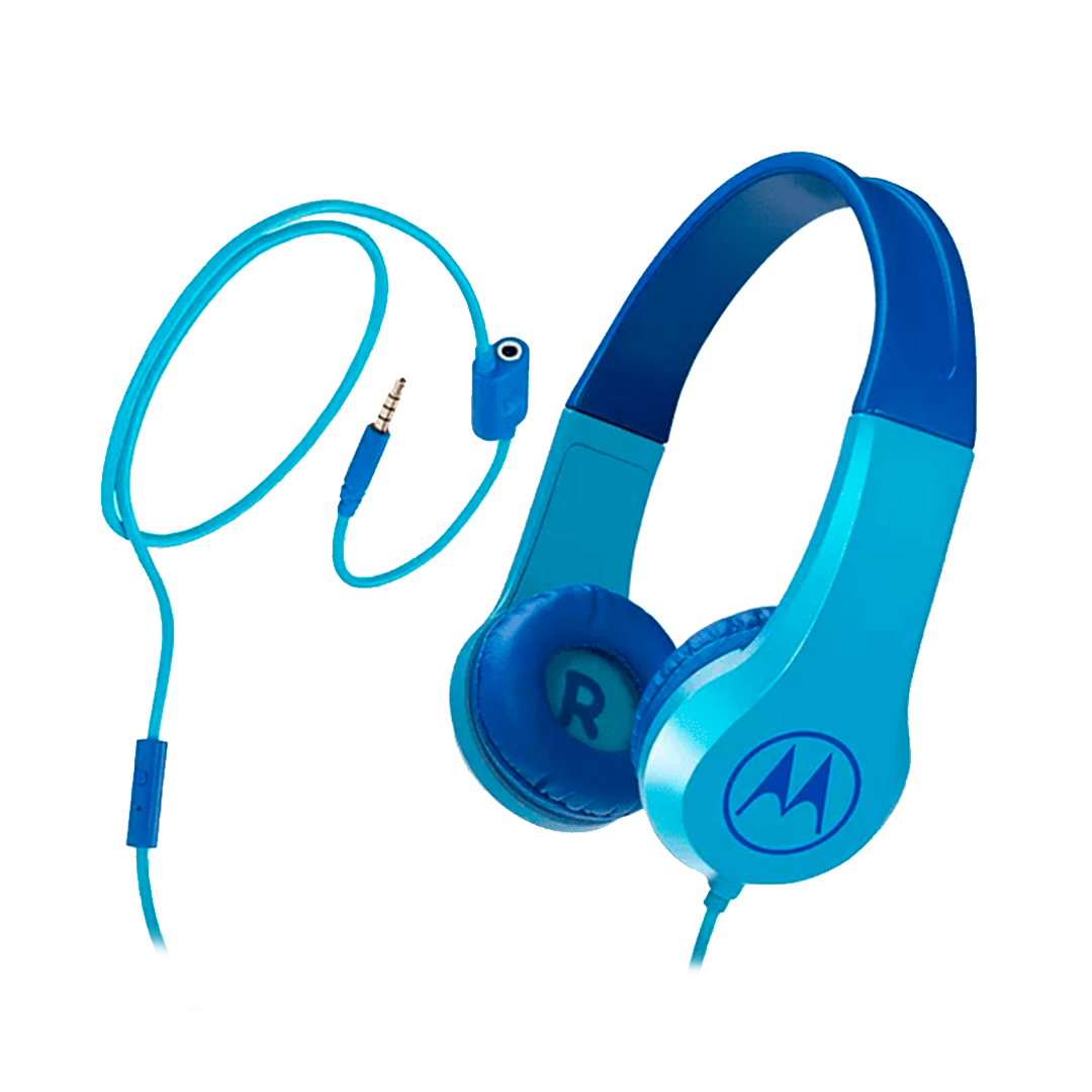 Audifono Motorola Mo Squads 200 Para Niños Azul