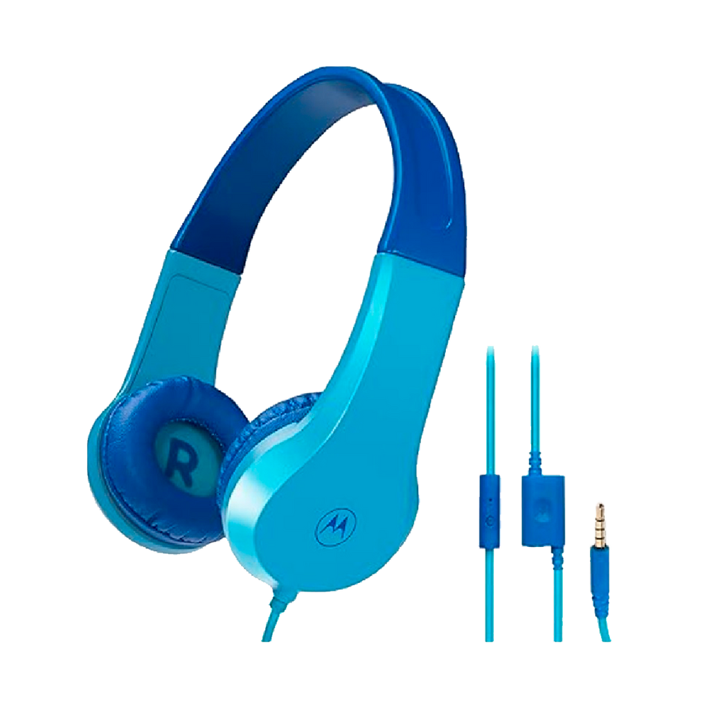 Audifono Motorola Mo Squads 200 Para Niños Azul