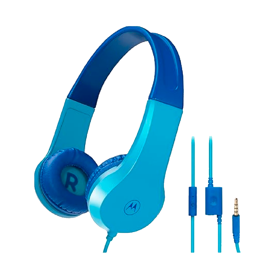 Audifono Motorola Mo Squads 200 Para Niños Azul