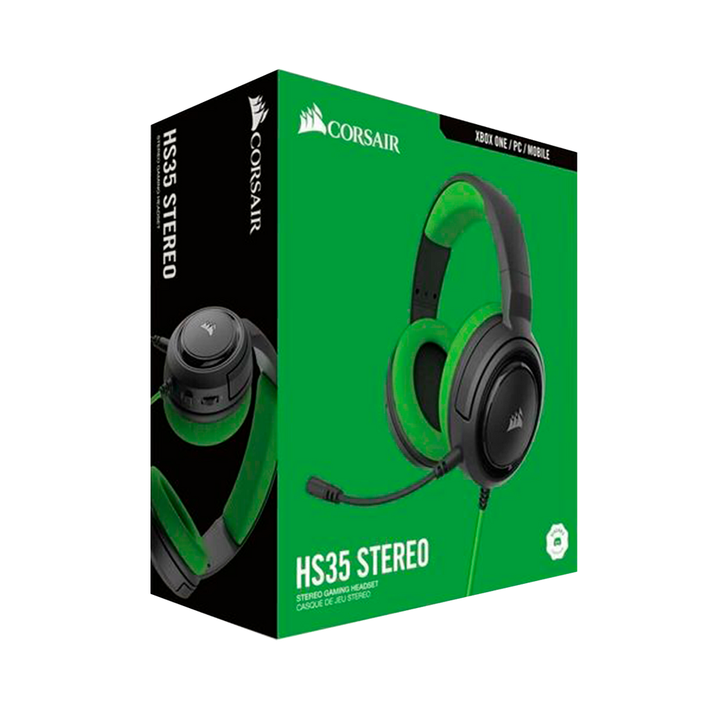 Audifono Corsair Hs35 Stereo Verde