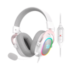 Audifono Redragon H510W-Rgb Zeus X 7.1 Virtual, Usb, Rgb, Blanco