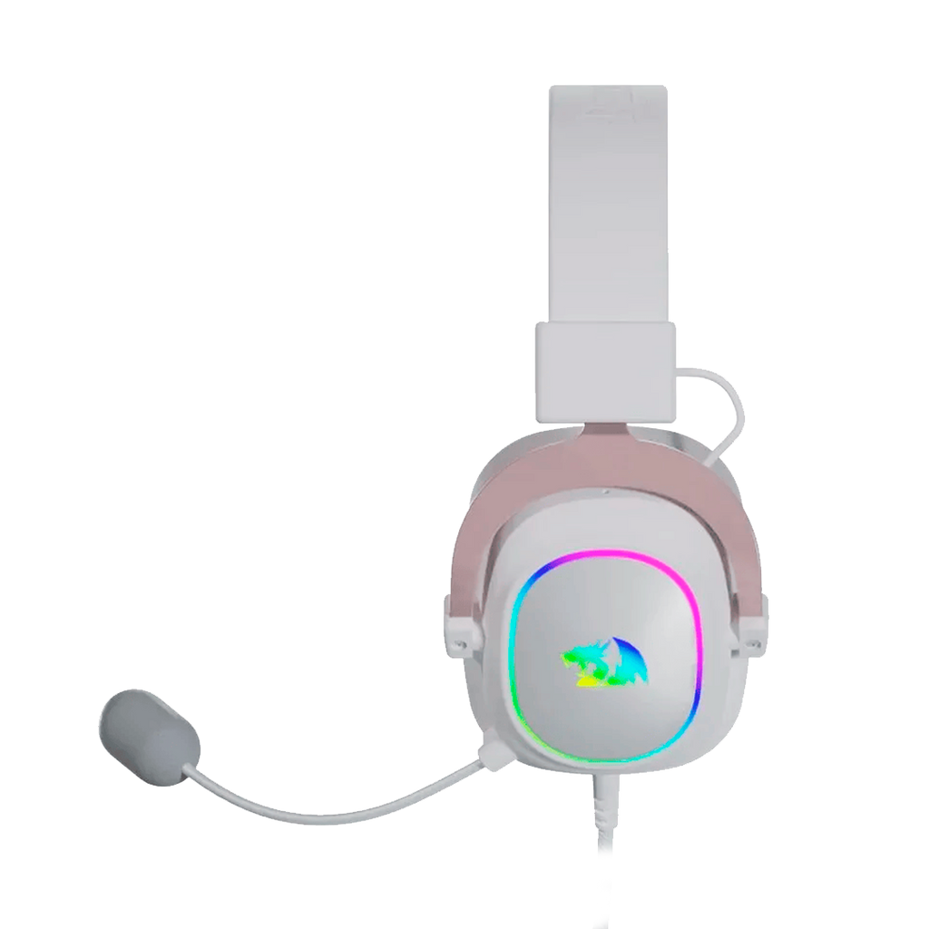 Audifono Redragon H510W-Rgb Zeus X 7.1 Virtual, Usb, Rgb, Blanco