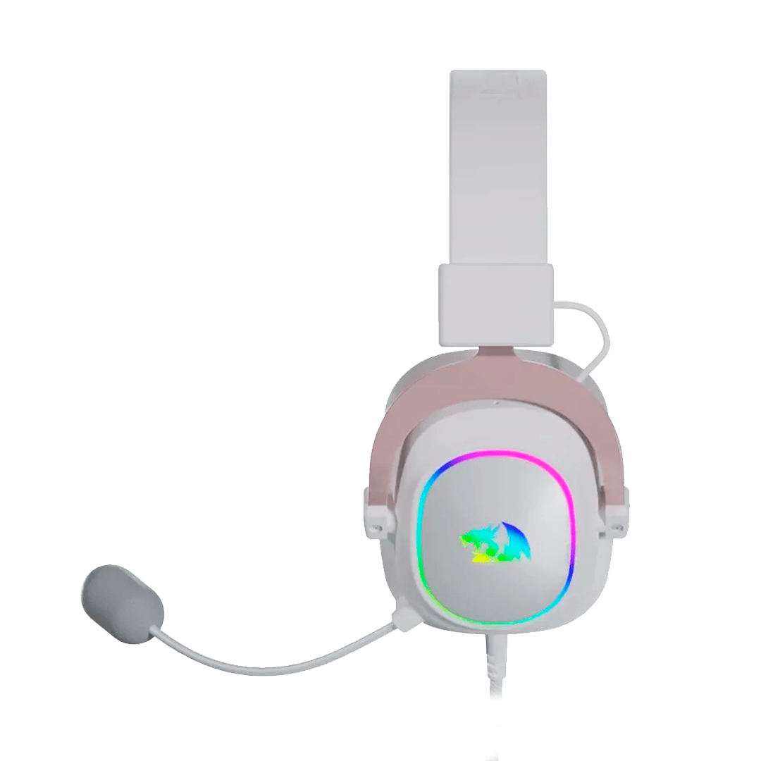 Audifono Redragon H510W-Rgb Zeus X 7.1 Virtual, Usb, Rgb, Blanco