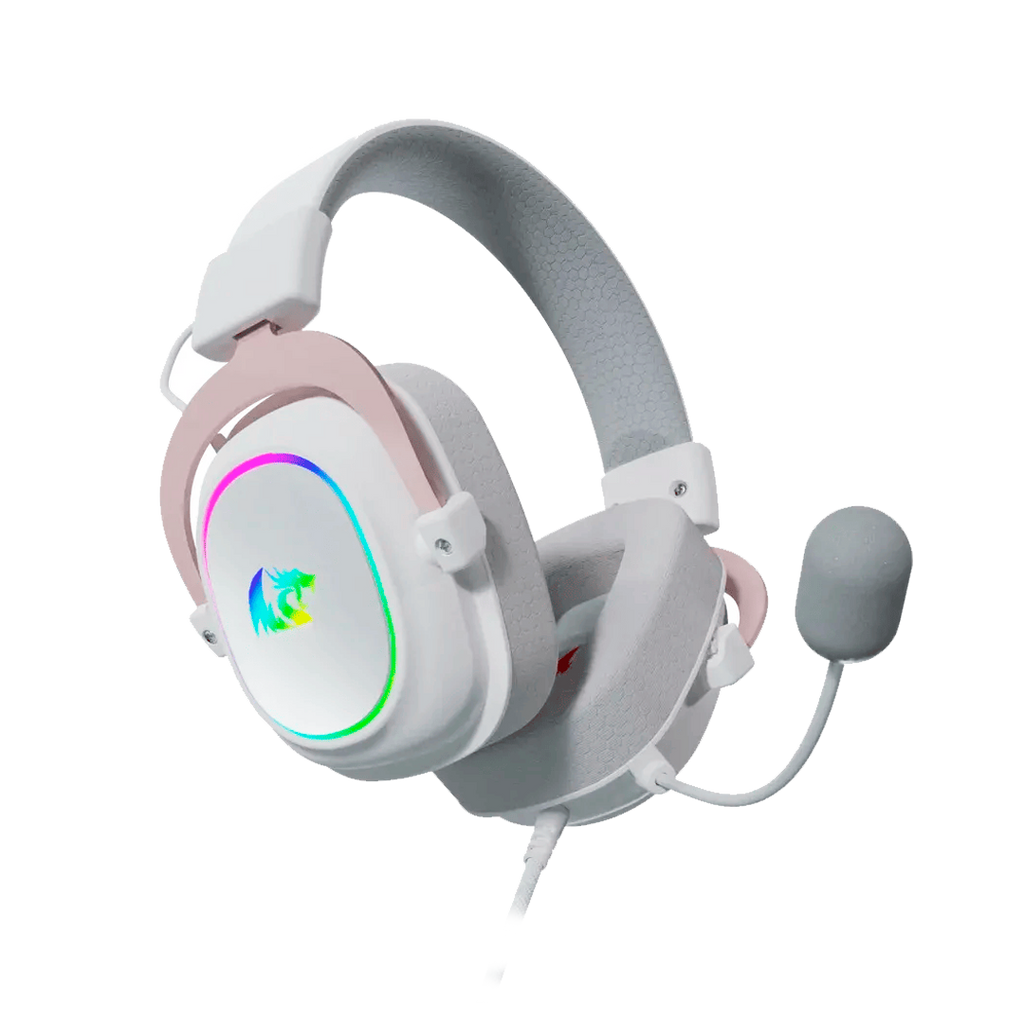 Audifono Redragon H510W-Rgb Zeus X 7.1 Virtual, Usb, Rgb, Blanco