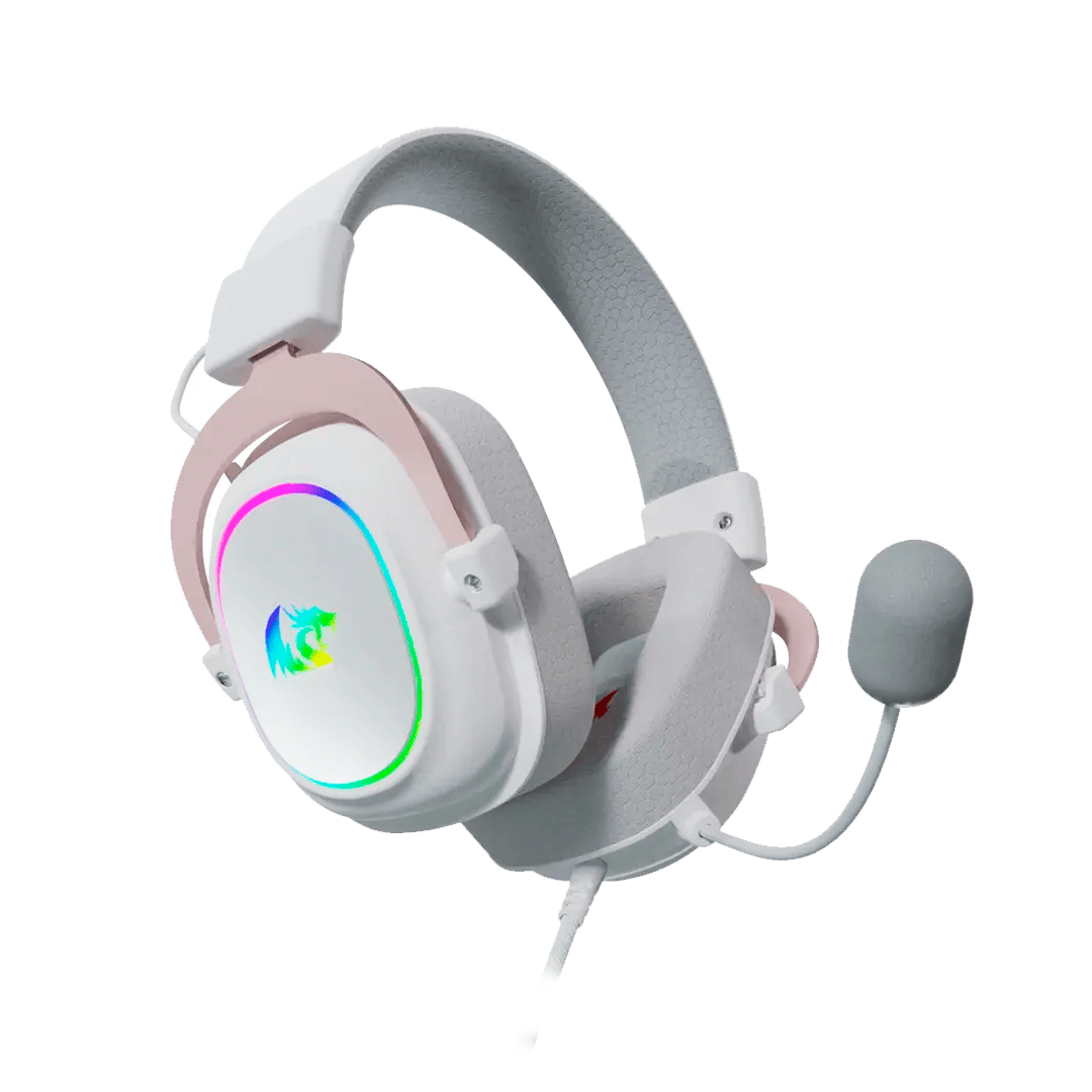 Audifono Redragon H510W-Rgb Zeus X 7.1 Virtual, Usb, Rgb, Blanco
