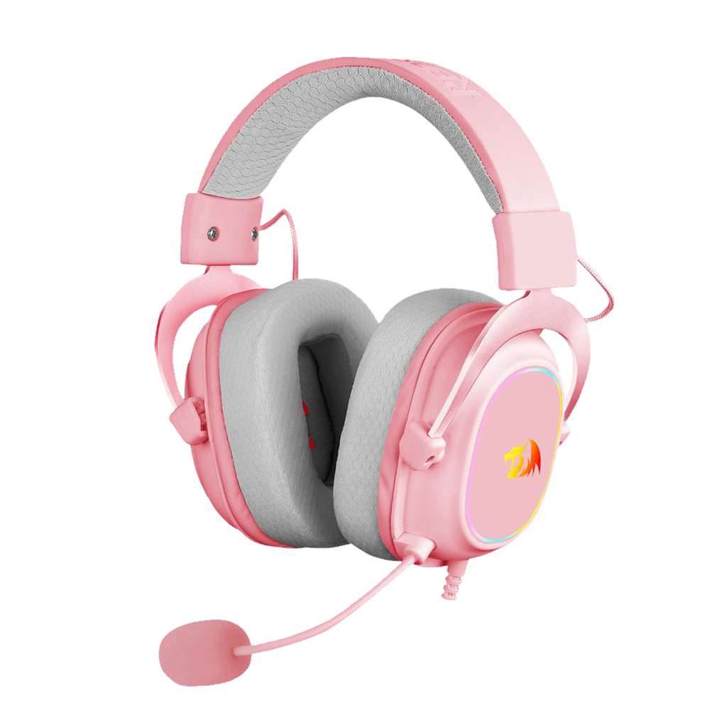 Audifono Redragon H510P Rgb Zeus X 7.1 Virtual, Usb, Rgb, Rosado