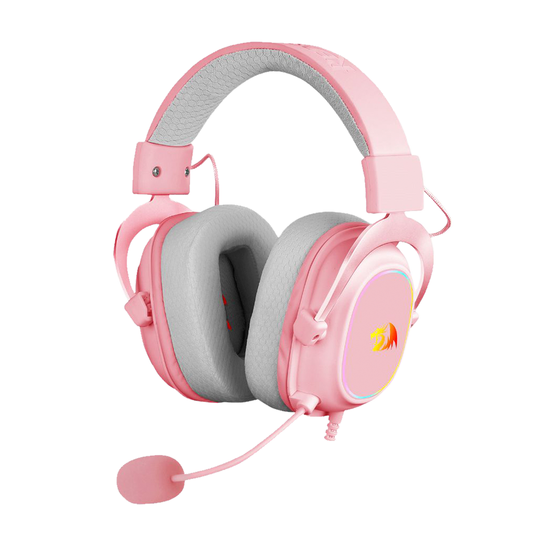 Audifono Redragon H510P Rgb Zeus X 7.1 Virtual, Usb, Rgb, Rosado