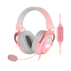 Audifono Redragon H510P Rgb Zeus X 7.1 Virtual, Usb, Rgb, Rosado
