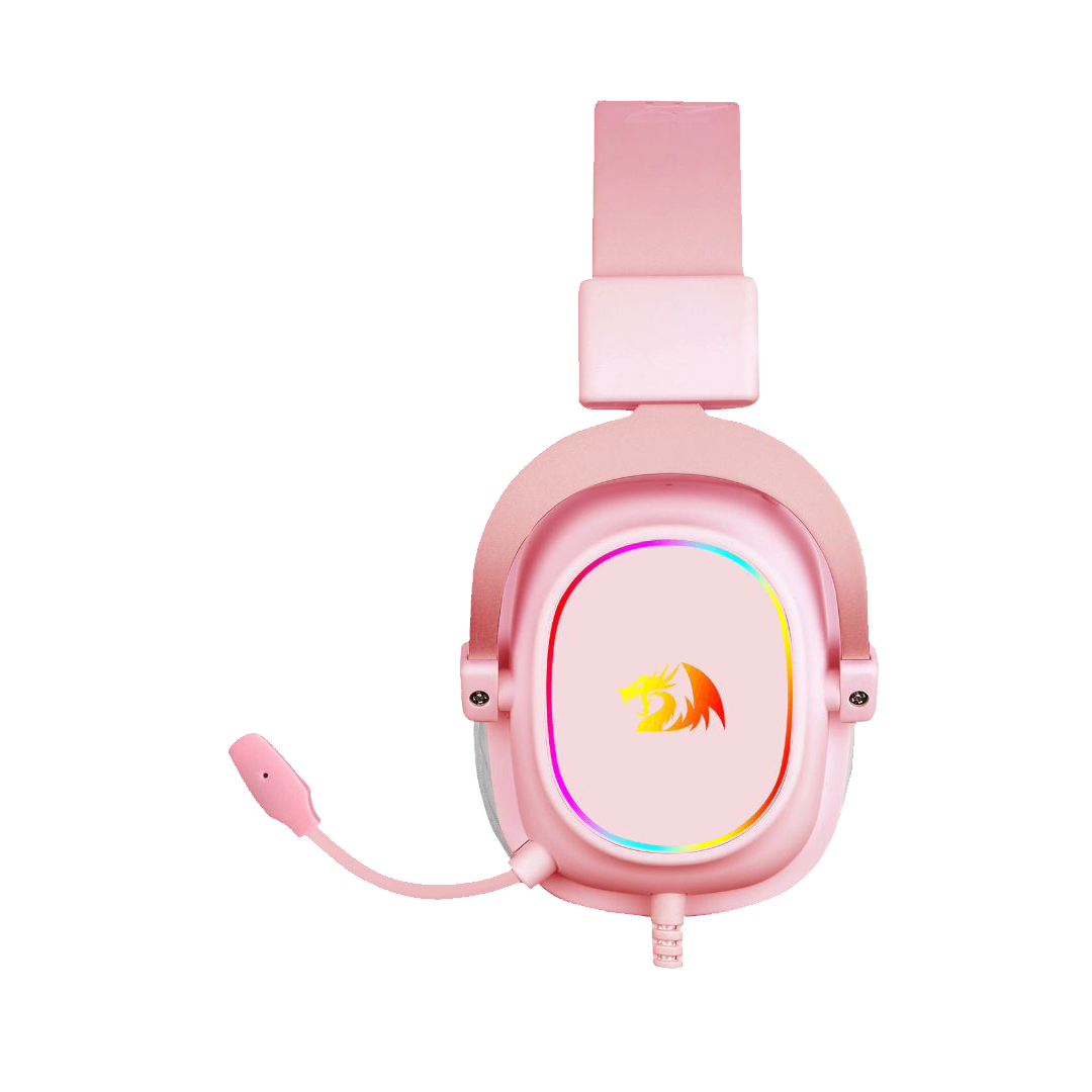 Audifono Redragon H510P Rgb Zeus X 7.1 Virtual, Usb, Rgb, Rosado