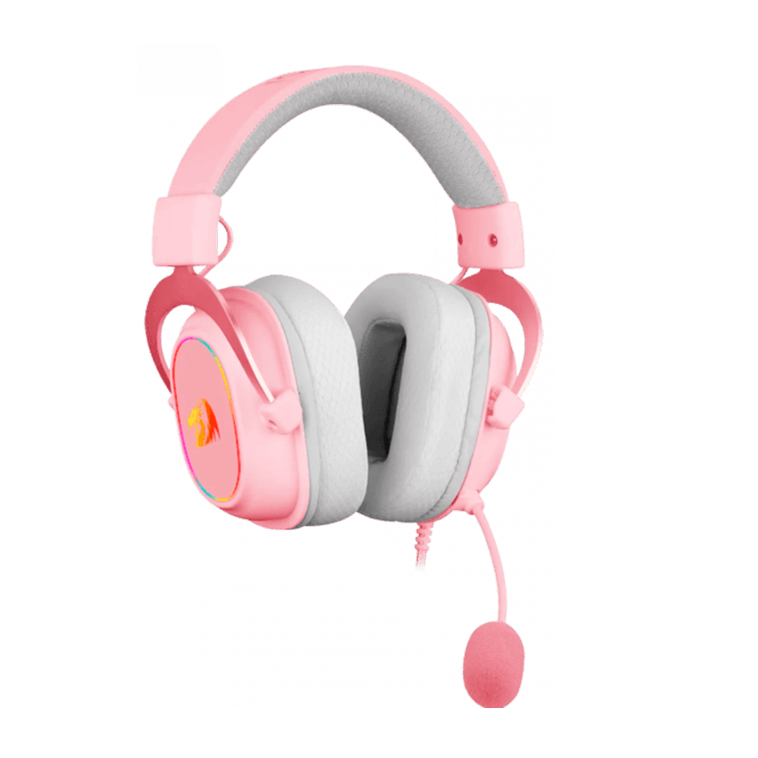 Audifono Redragon H510P Rgb Zeus X 7.1 Virtual, Usb, Rgb, Rosado